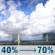 Wednesday: Showers and thunderstorms likely. Partly sunny, with a high near 85. South southwest wind around 8 mph. Chance of precipitation is 70%. New rainfall amounts between a quarter and half of an inch possible. Wednesday: Showers And Thunderstorms Likely