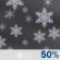 Tonight: A chance of snow. Mostly cloudy, with a low around 16. South southwest wind around 9 mph. Chance of precipitation is 50%. New snow accumulation of less than half an inch possible. Tonight: Chance Light Snow