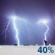 Tonight: A 40 percent chance of showers and thunderstorms. Mostly cloudy, with a low around 58. South wind 7 to 11 mph, with gusts as high as 15 mph. Tonight: A 40 percent chance of showers and thunderstorms. Mostly cloudy, with a low around 58. South wind 7 to 11 mph, with gusts as high as 15 mph.