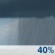This Afternoon: A chance of rain showers. Cloudy, with a high near 57. East wind around 12 mph, with gusts as high as 20 mph. Chance of precipitation is 40%. New rainfall amounts less than a tenth of an inch possible. This Afternoon: Chance Rain Showers