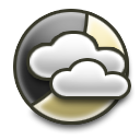 Partly cloudy
