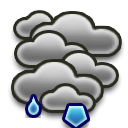 Overcast Probably freezing rain