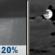 Tonight: A chance of rain showers before 8pm. Mostly cloudy, with a low around 52. East northeast wind around 6 mph. Chance of precipitation is 20%. Tonight: Chance Rain Showers then Mostly Cloudy
